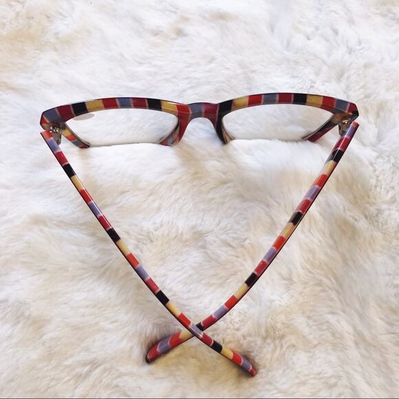 Brooke Black Half Rim Rectangle Reader Glasses - Picture 5 of 11